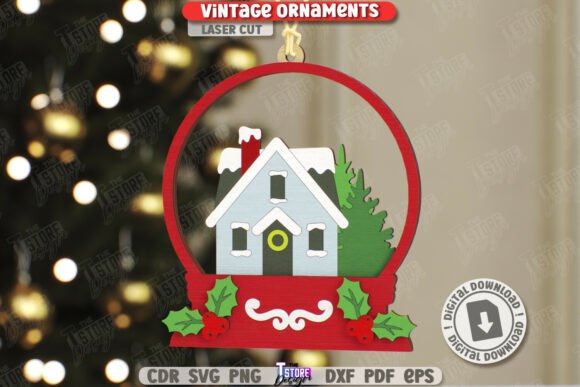 Lote de adornos navideños vintage - Imagen 6