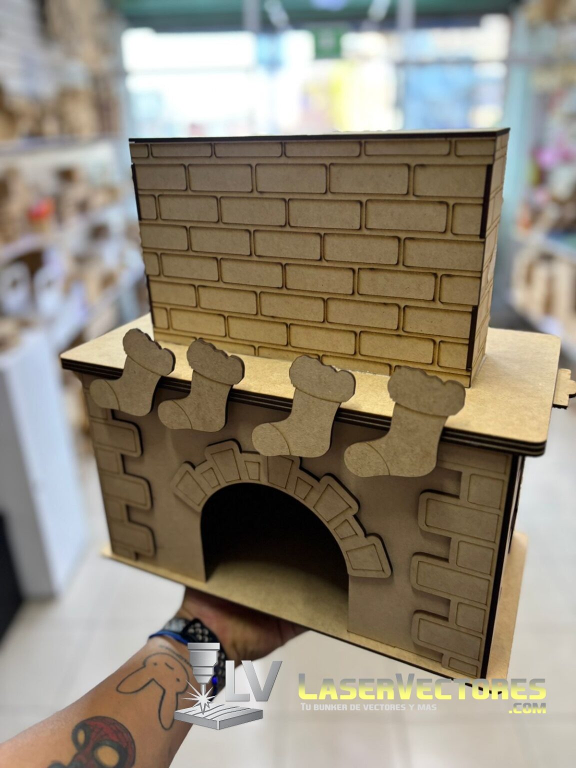 Caja para dulces navideños