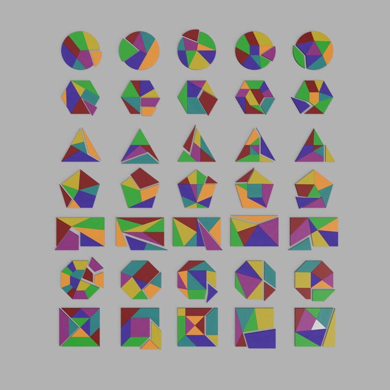 35 diseños de juegos de tangram - Imagen 3