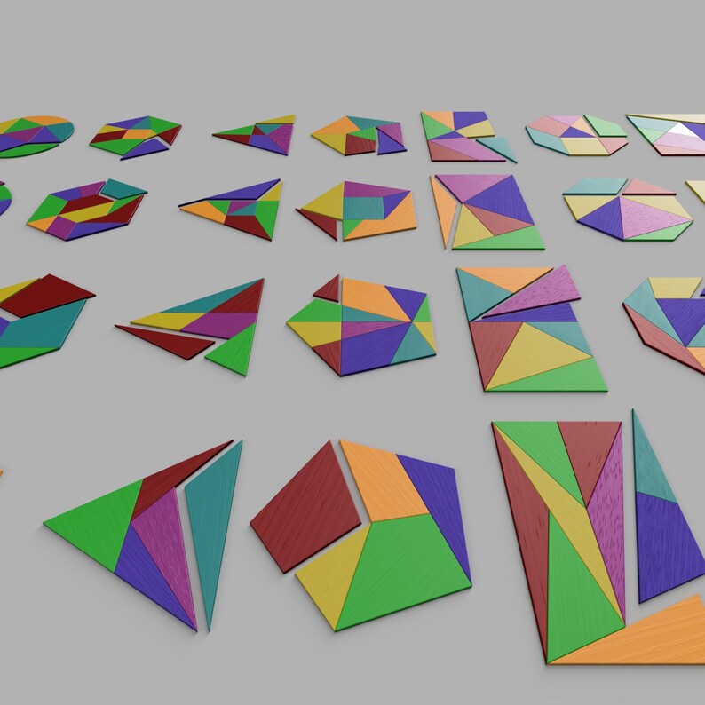 35 diseños de juegos de tangram - Imagen 4