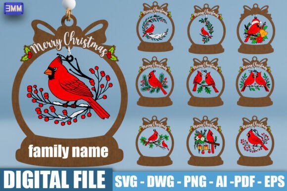Adorno pájaros personalizados
