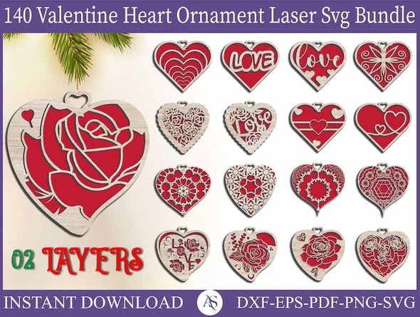 Corazones del Día de San Valentín