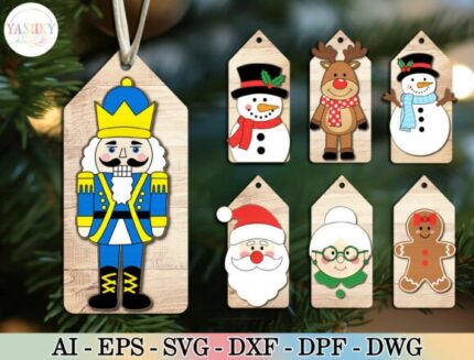 Adorno navideño con personaje