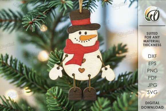 Paquete de adornos de personajes navideños - Imagen 4