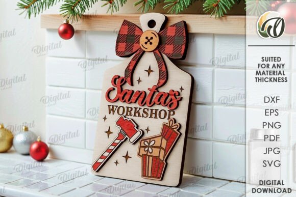 Paquete de mini tablas de cortar navideñas - Imagen 11