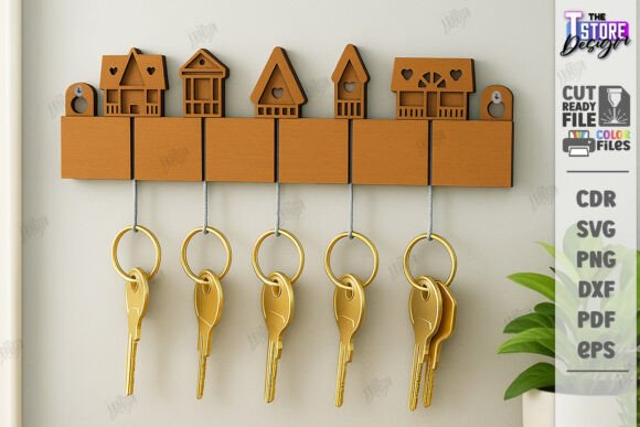 Paquete de llaveros familiares de pared - Imagen 4