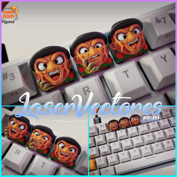 Funda teclado Freddy Krueger