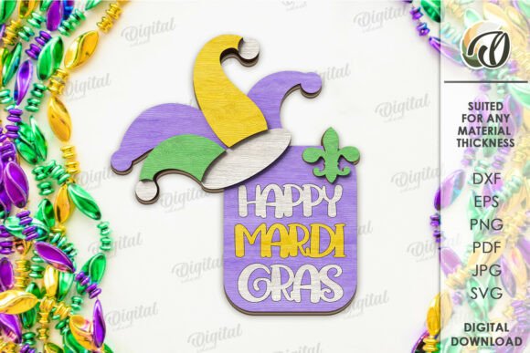 Paquete de bandejas escalonadas para Mardi Gras - Imagen 10
