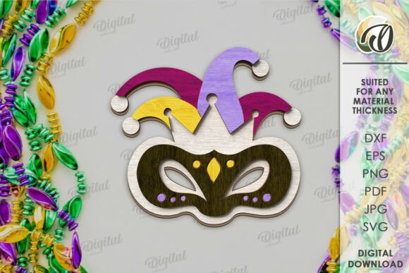 Paquete de bandejas escalonadas para Mardi Gras - Imagen 8