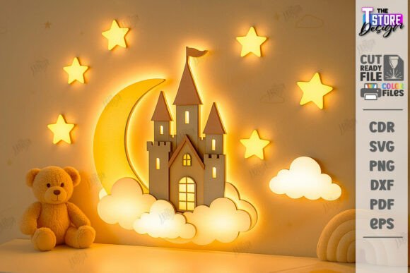 Paquete de decoración luminosa de pared para habitación infantil - Imagen 5