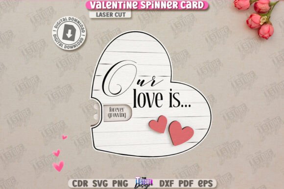 Paquete de tarjetas giratorias de San Valentín - Imagen 2