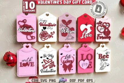 Etiquetas de regalo para San Valentín
