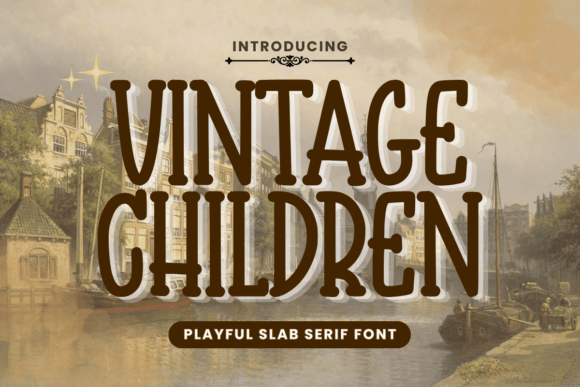 Fuente infantil vintage