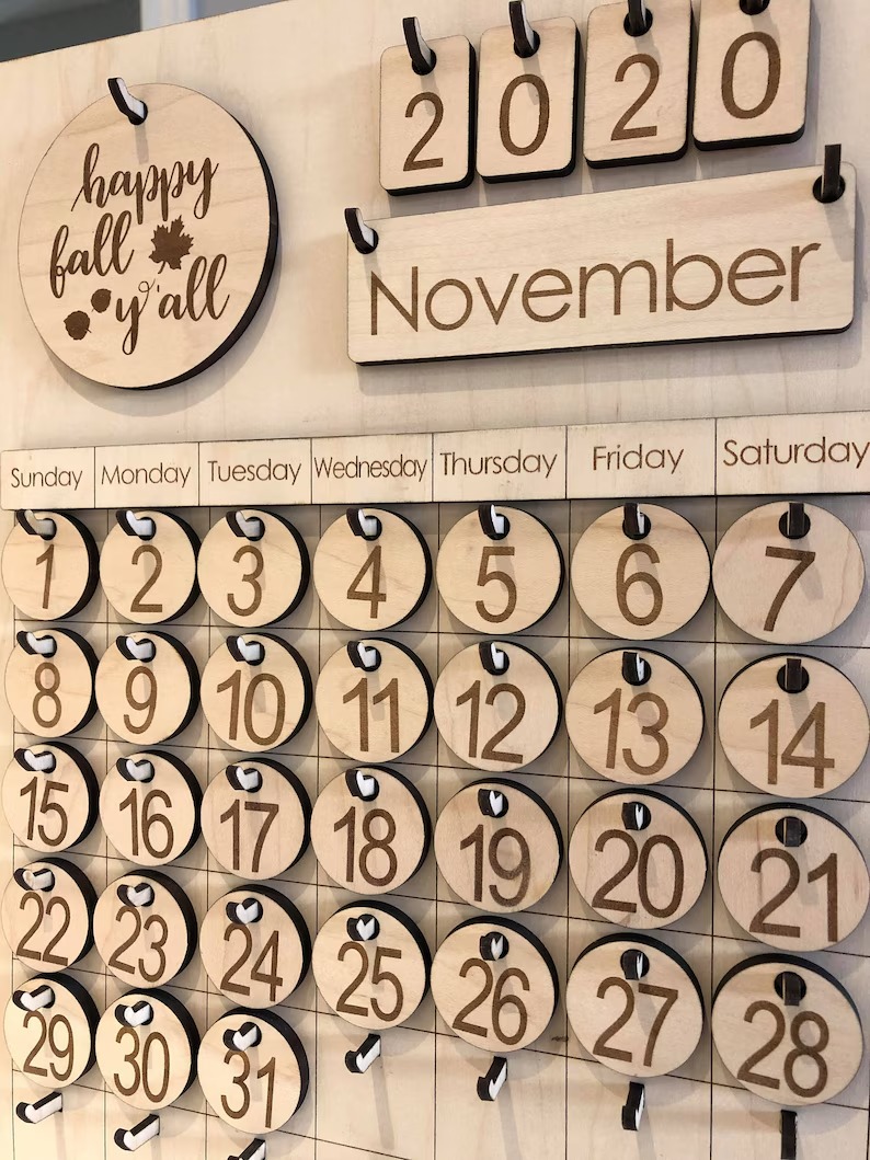Calendario perpetuo, diario, semanal y mensual - Imagen 6