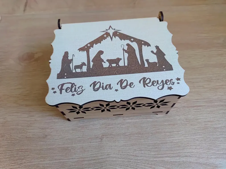 Cajas de dulces navideñas de los reyes magos - Imagen 5