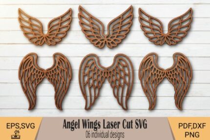 Decoración de pared con alas de ángel