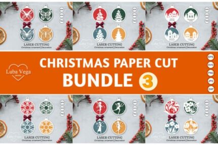 Paquete de adornos navideños