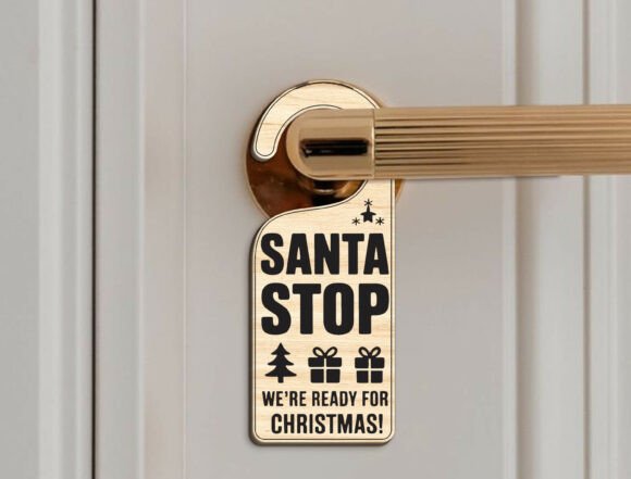 Paquete de colgadores de puerta navideños - Imagen 2