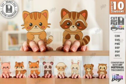 Paquete de marionetas de dedo