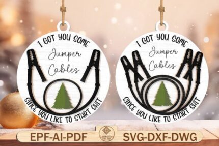 Cables de puente para adornos navideños