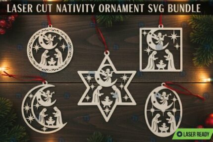 Paquete de adornos de Natividad