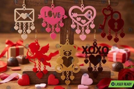 Paquete de pendientes de San Valentín