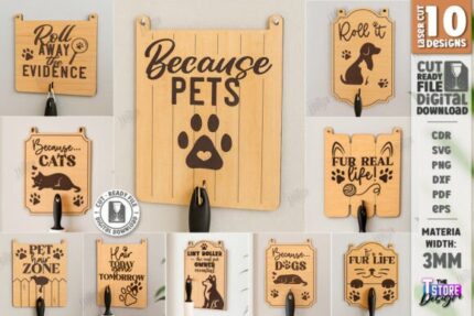 Paquete de soportes para rodillos de pelo de mascotas