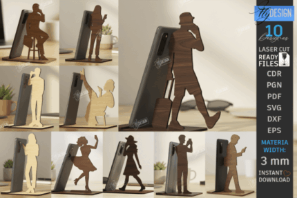 Juego de soportes para teléfono