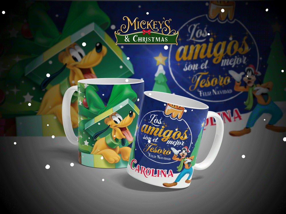 Tazas navideñas disney - Imagen 6