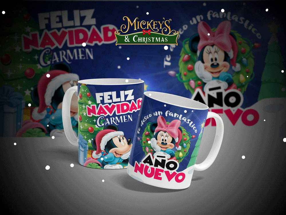 Tazas navideñas disney - Imagen 2