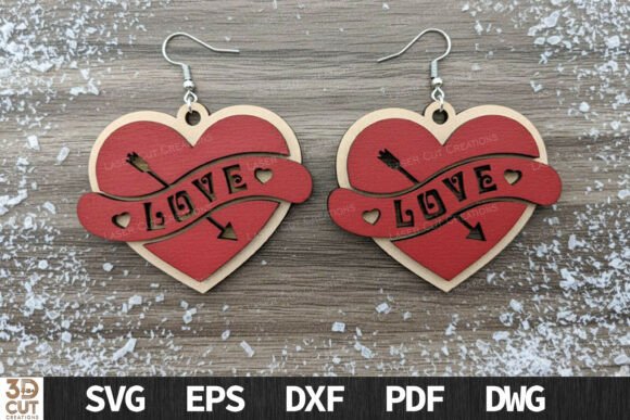 Paquete de pendientes de corazón de San Valentín - Imagen 6