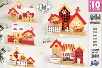 Pack casas de San Valentín