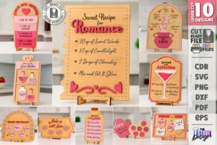 Paquete de tableros para el Día de San Valentín