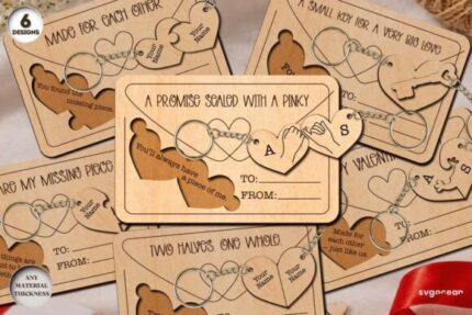 Llaveros de pareja para San Valentín