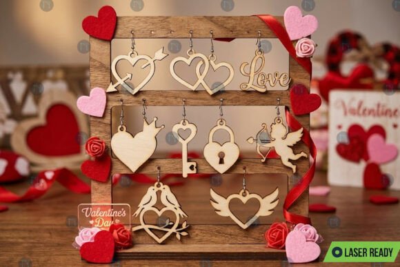 Paquete de pendientes de San Valentín