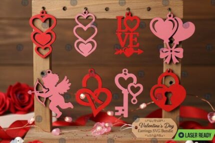 Paquete de pendientes de San Valentín