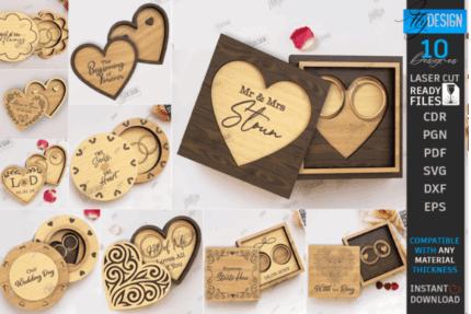 Cajas para anillos de boda