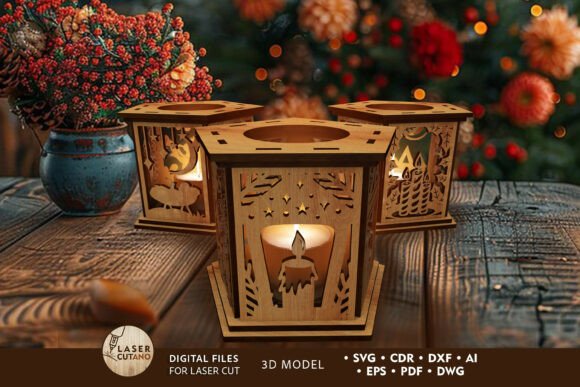 Candelabros navideños - Imagen 2