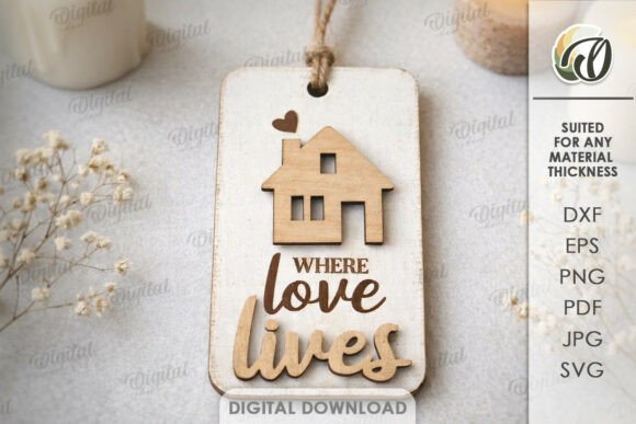 Paquete de etiquetas de regalo Home - Imagen 4