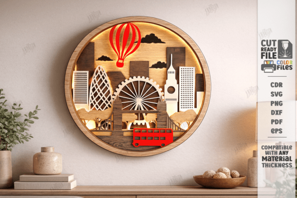 Arte de pared moderno en capas - Imagen 2