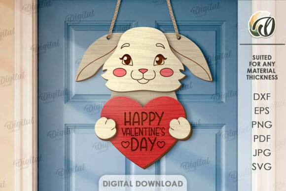Paquete de colgadores de puerta para San Valentín - Imagen 9