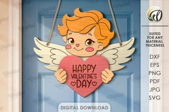 Paquete de colgadores de puerta para San Valentín - Imagen 2
