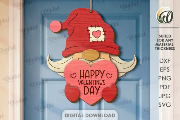 Paquete de colgadores de puerta para San Valentín - Imagen 5