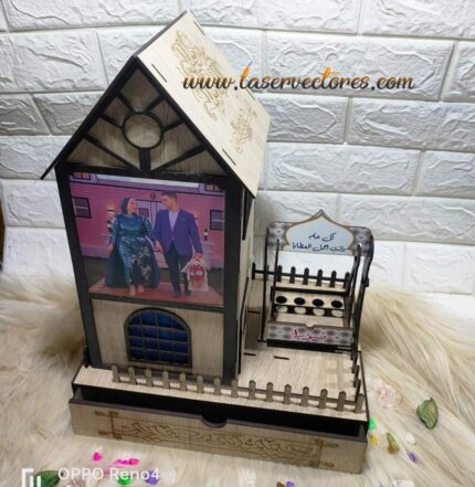 Porta fotos enamorados casa