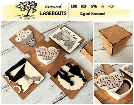 Caja explosiva matrimonio