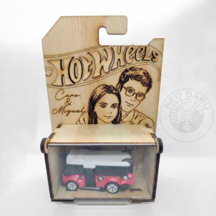 Caja de regalo de san valentin estuche estilo hot wheels