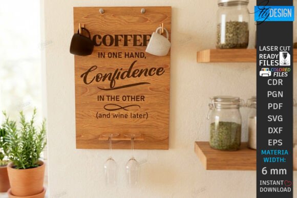 Paquete de portavasos para café y copas de vino - Imagen 3