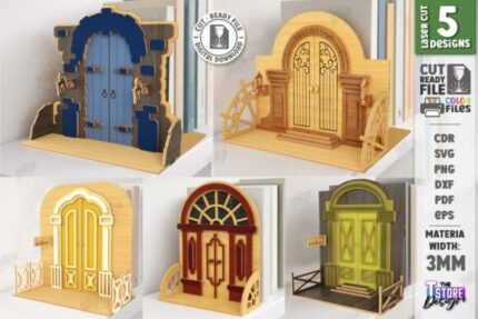 Sujetalibros decorativos de puerta