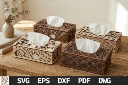 Caja de pañuelos decorativa
