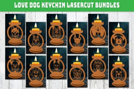 Candelabro de perro